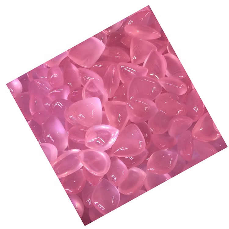 مڊگاسڪر گلاب کوارٽز ڪيبوچن مختلف سائيز ۽ شڪل ٺاهيل آهي 32