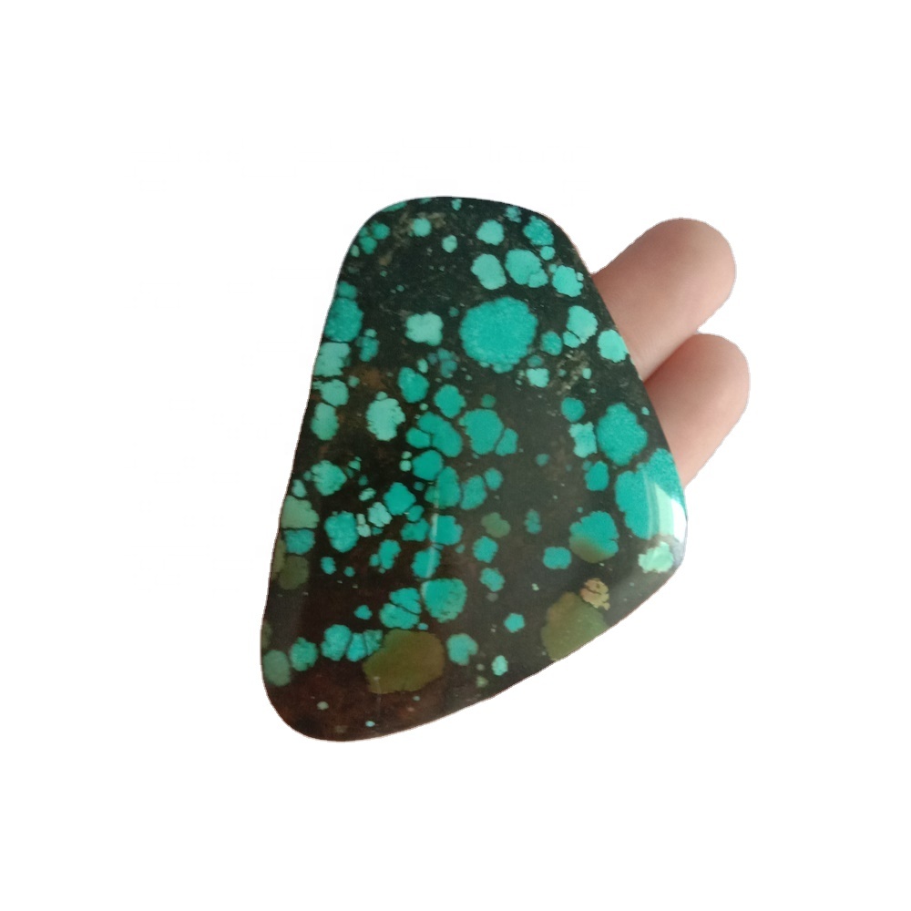 Реал тиркизна кадошони накит природен тиркизен скапоцен камен врвен квалитет Cabochon Turquoise Loose Gemstone 11