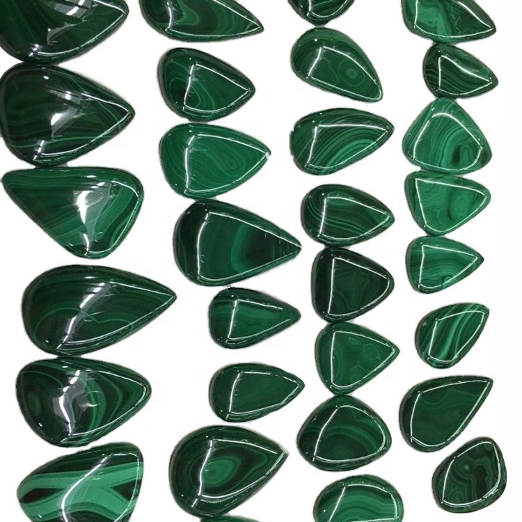 Sapalai natura Malacheite Pear Star Cabochon Green Malacheite Pear Browy Cabochen Cabousen Cabousen Cabous 37