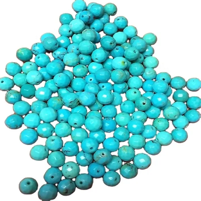 good quality faceted turquoise beads reliable supplier for jewellery making 1