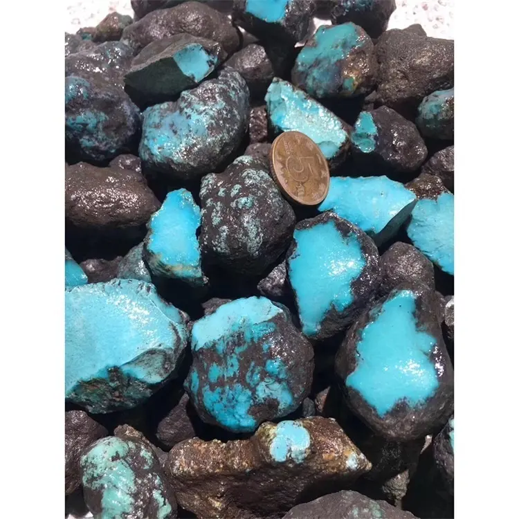 good quality raw turquoise stone business for ring 3
