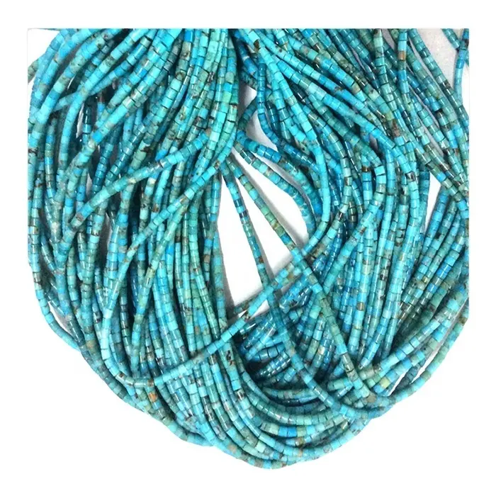 ZH Gems natural turquoise heishi beads supply for bracelet 1