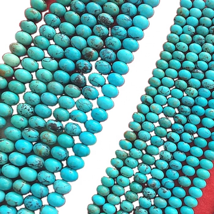 100% prirodni brazilski kamenje nakit Novi dolazak tirkizne glatke obične okrugle perle prirodno tirkizno 33