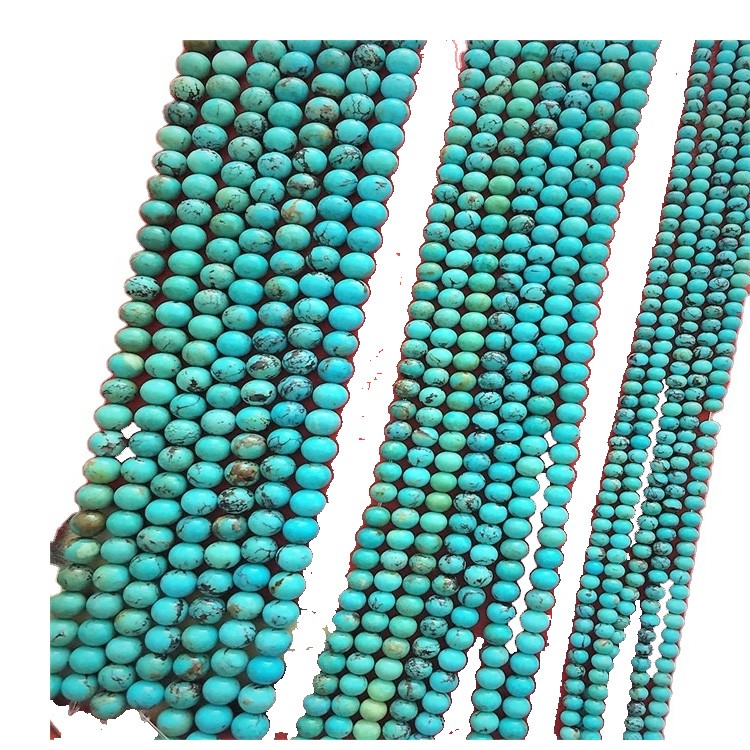 100% Clocha Nádúrtha Brasaíle Jewelry Teacht Nua Turquoise Smooth Plain Coirníní Turquoise Nádúrtha 35