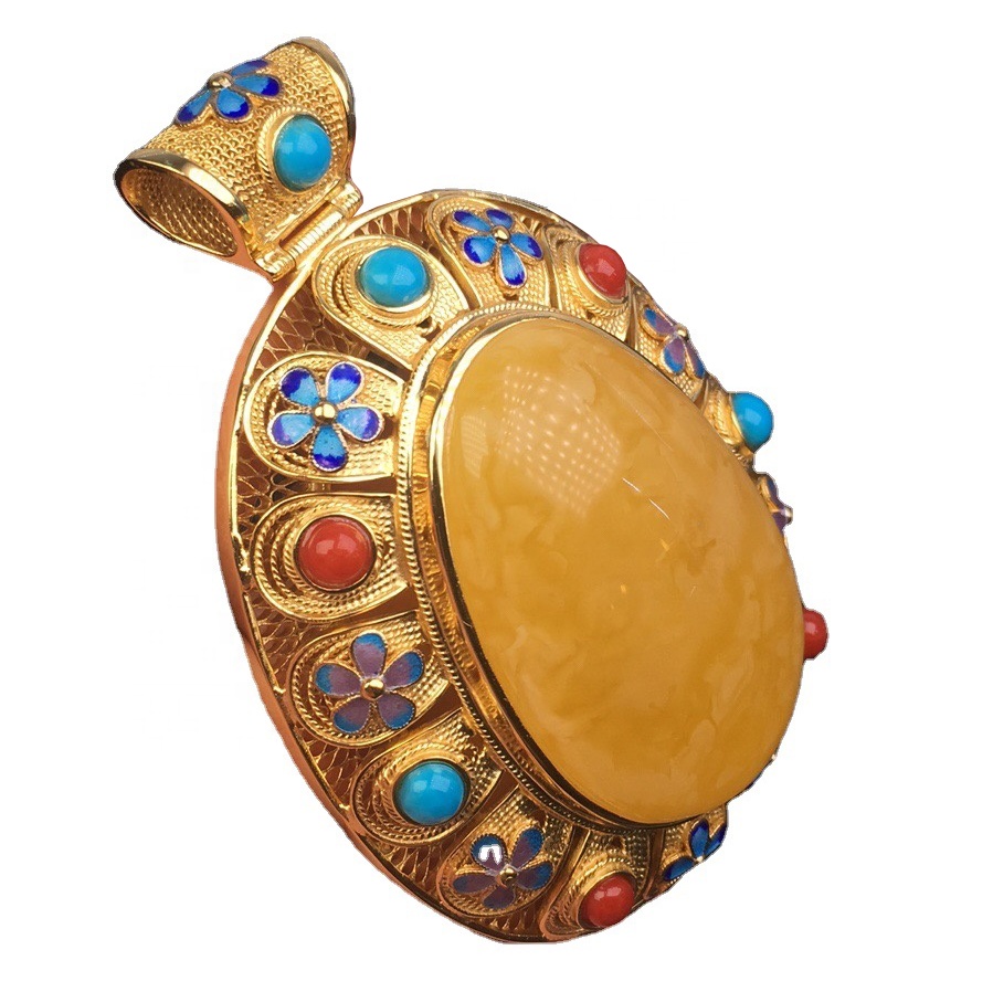 Tortoise formë të verdhë agate pendent.various gem sintezë varëse.Wedding dhurata bizhuteri 7