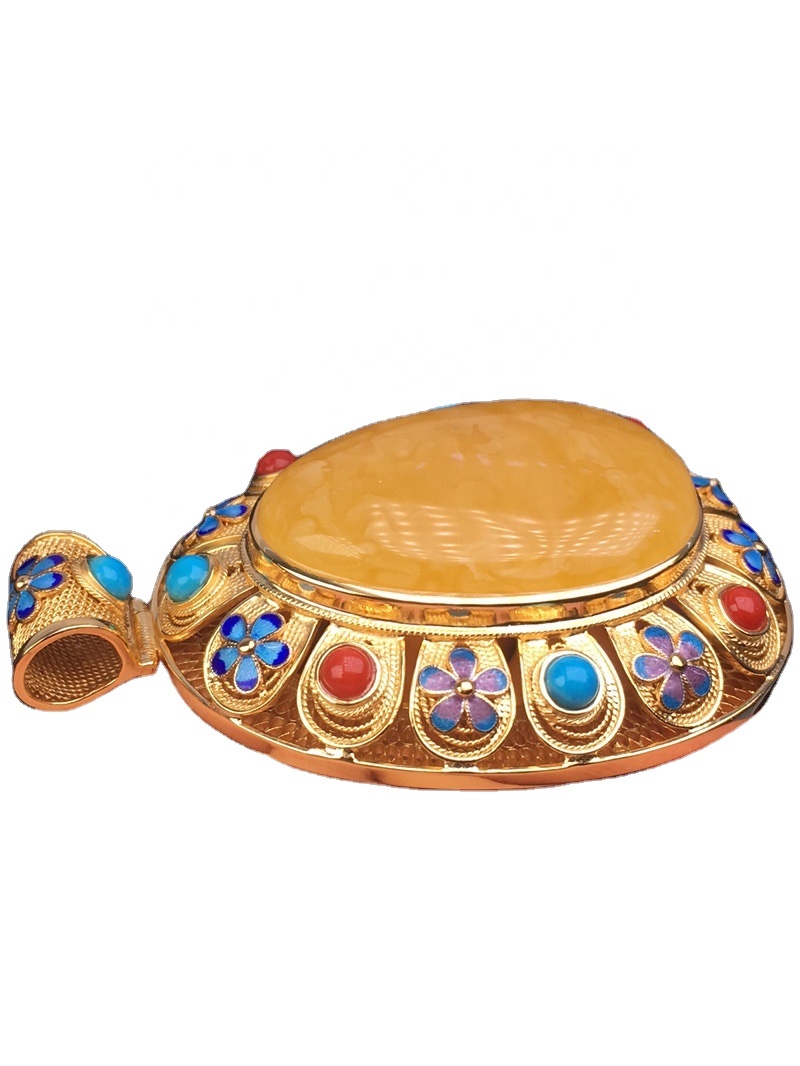 తాబేలు ఆకారం పసుపు ఎజెట్ pindent.viarious రత్నం సంశ్లేషణ pendant.wedding నగల బహుమతులు 9