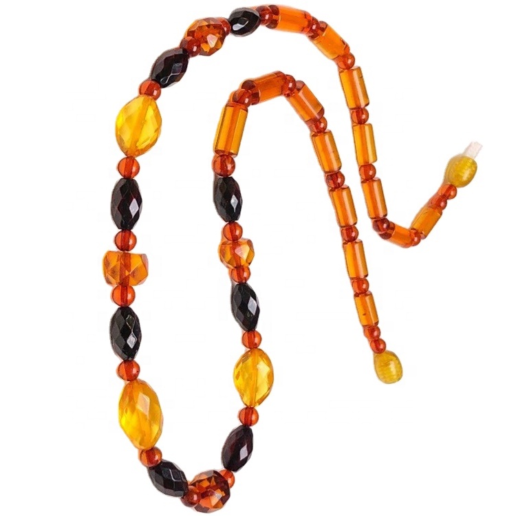 personaliseare amber en kristale ketting 33