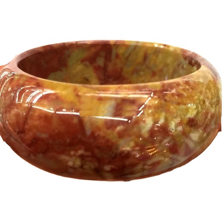 PERÍODO DE ESTADOS DE LUGAR PERÍODO PERÍODO DE PISTONA DE PISTONA DE PISTA DE PISTA CALIENTE VENTA CALIENTE AGATE BANGLE BANGLE Pulsera de Calcedonia de alta calidad 31
