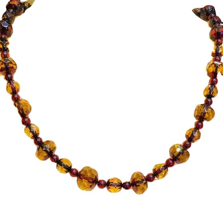 Реал Балтиц Амбер Беадс Огрлица Амбер Амбер Деахинг Огрлица 30