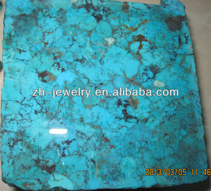 Héichqualitéit türquoise kompriméiert rau Matcherfabrik Präis natierlechen rauent Türkisuntermaterial 31