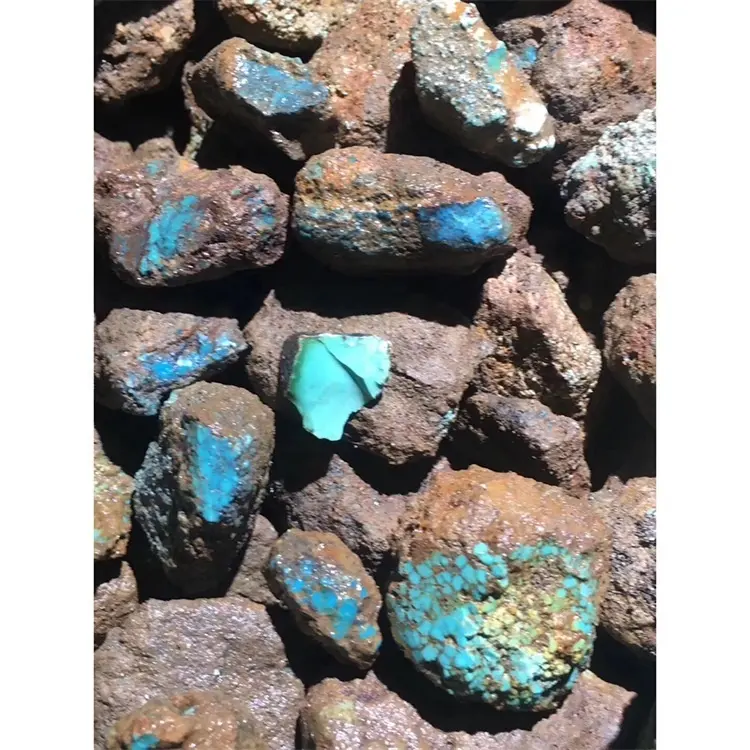 perfect turquoise rough supplier for bracelet 1