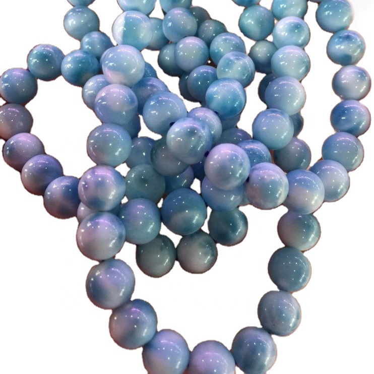 អង្កាំ fluorite fluorspar ចម្រុះពណ៌ 6mm ទៅ 13mm រលោង ត្បូងពេជ្រគុណភាពខ្ពស់ អង្កាំឥន្ទធនូពហុពណ៌ 31