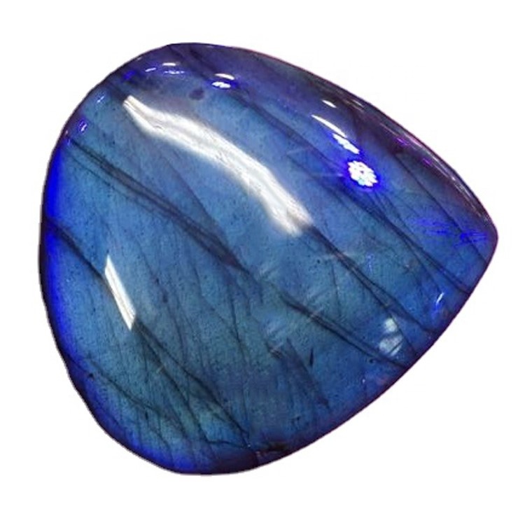 Labradore Pear Cabochon Lot Blue Flash Labradorite Loose Gemstone Smooth Cabochons 34