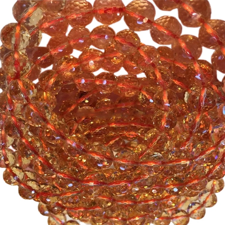 Мончок билериктери Citrine Gemstone кол менен бренделүү 9