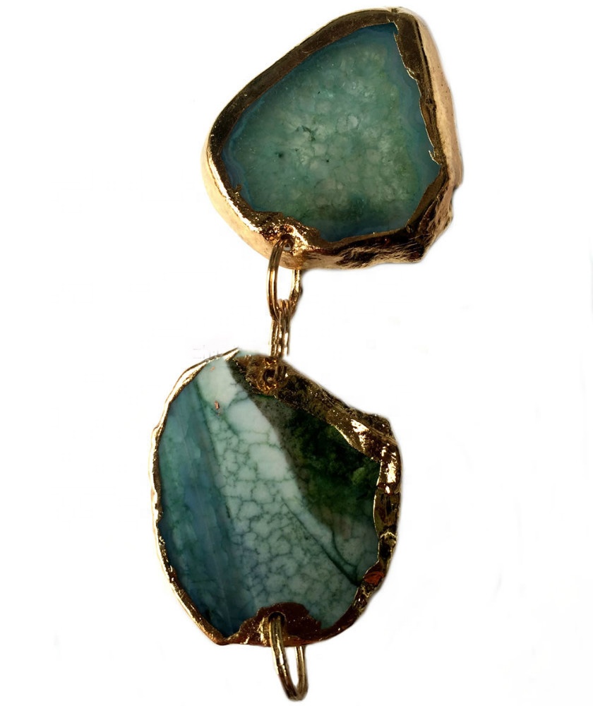 Amethyst Slice Pentantle Gemstone 925 Sterling Fabulous Pendant Engulge Pendant 7