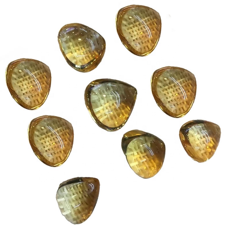 Citrine natyrore ovale dhe dardhë bizhuteri të lirshme bizhuteri të punuar me dorë për gratë 30