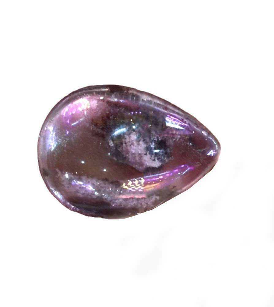 Natural Tibetan Himalayan High Altitude Red/Green Phantom Quartz Large Pendant Red Phantom Crystal Pendant Colorful Crystal Palm 35