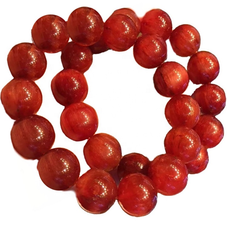 Gruthannel Natuerlike reade rutilearre kwart Crystal Armband foar sieraden kado's 11