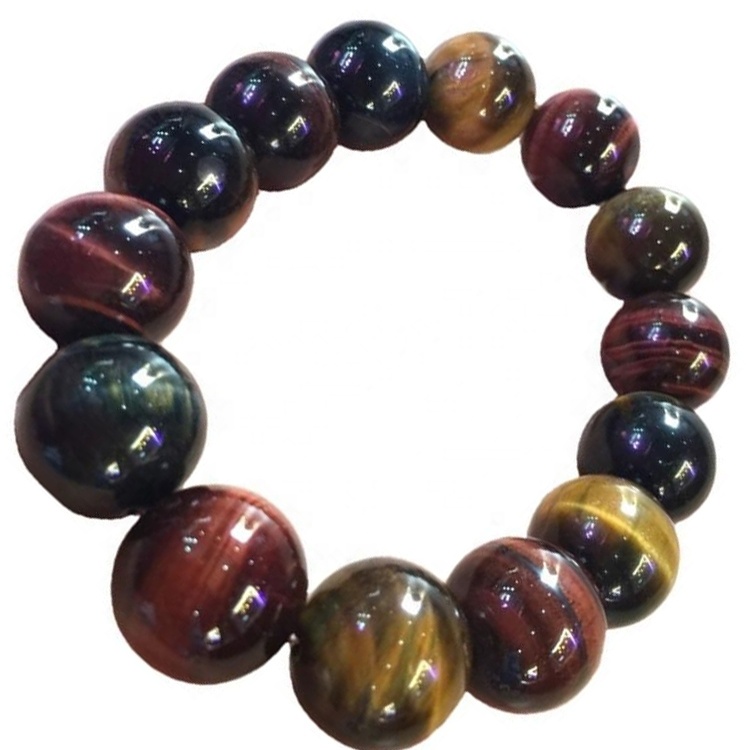ニューファッションメンズスタイルナチュラルTigereyeビーズブレスレット 6