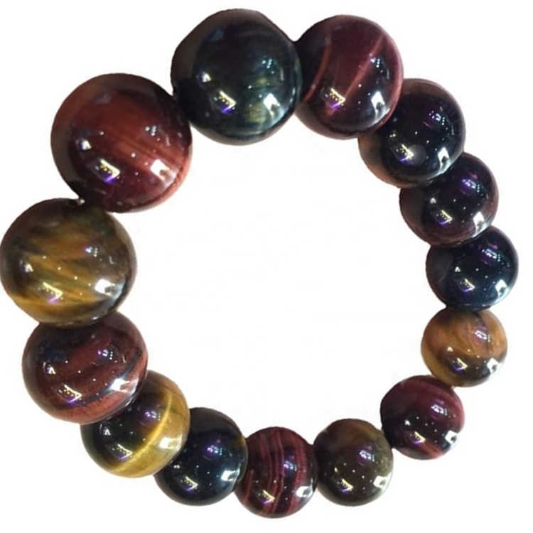 ニューファッションメンズスタイルナチュラルTigereyeビーズブレスレット 8