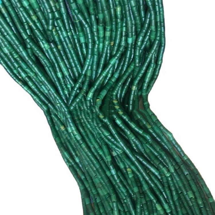 2mm Natural Afghani Malachite Heishi Beads Hacer al por mayor 11