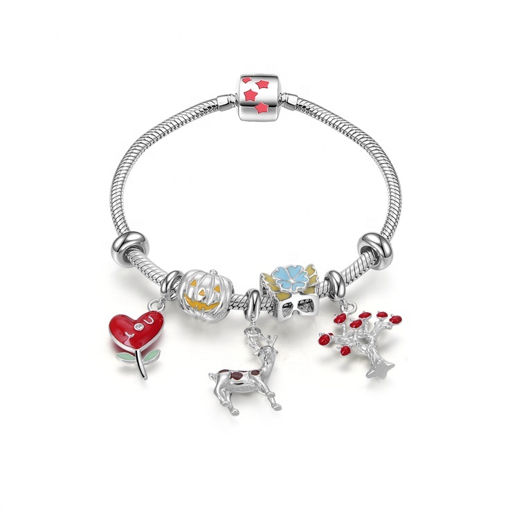 성격 패션 여성 925 스털링 실버 무한대 팔찌 11