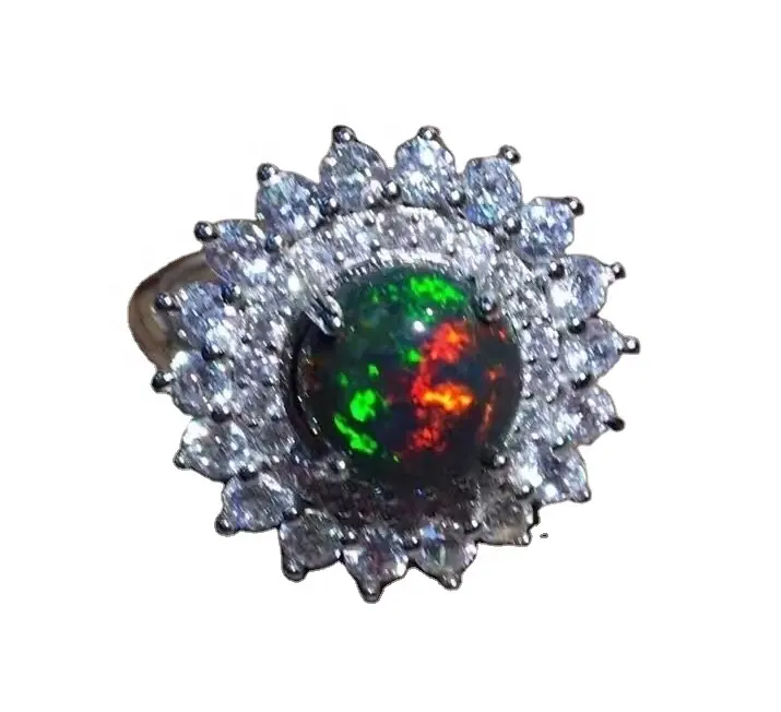 ZH Gems perfect real turquoise rings professional supplier for jewelry supplier 1