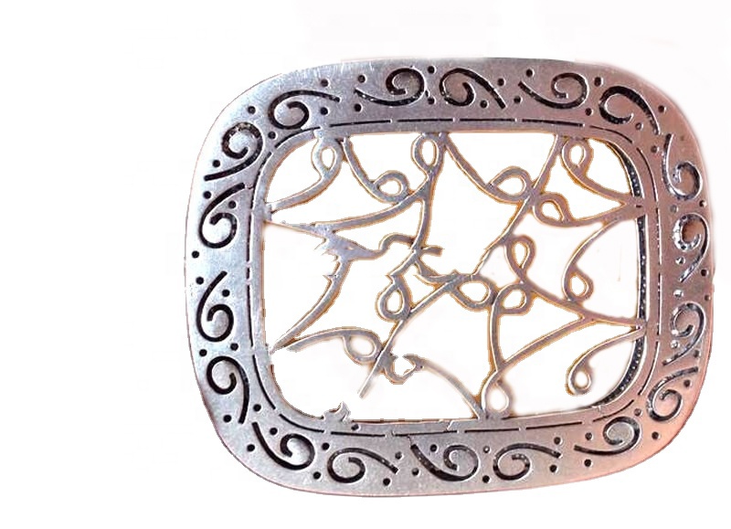 ხელნაკეთი Amber Inlay Silver ვერცხლისფერი გულსაკიდი სამკაულები 9