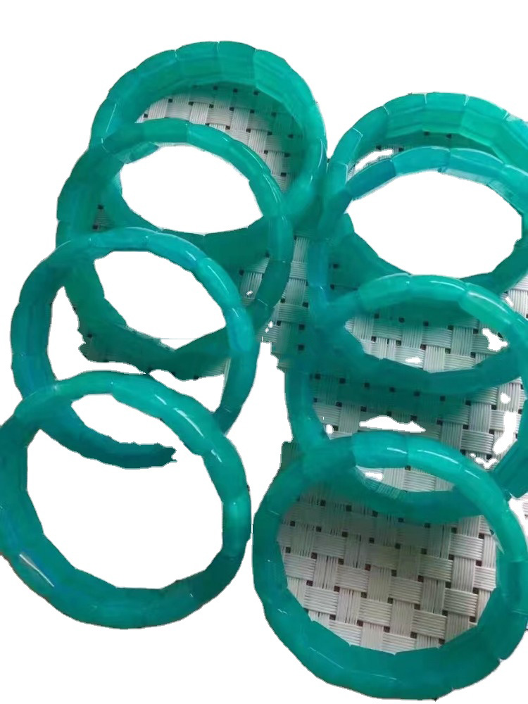 Amazonite Stone Breads Elastyske earmtakke / Gemstone-kralen stretch Bracelet / Amazonite Energy 37