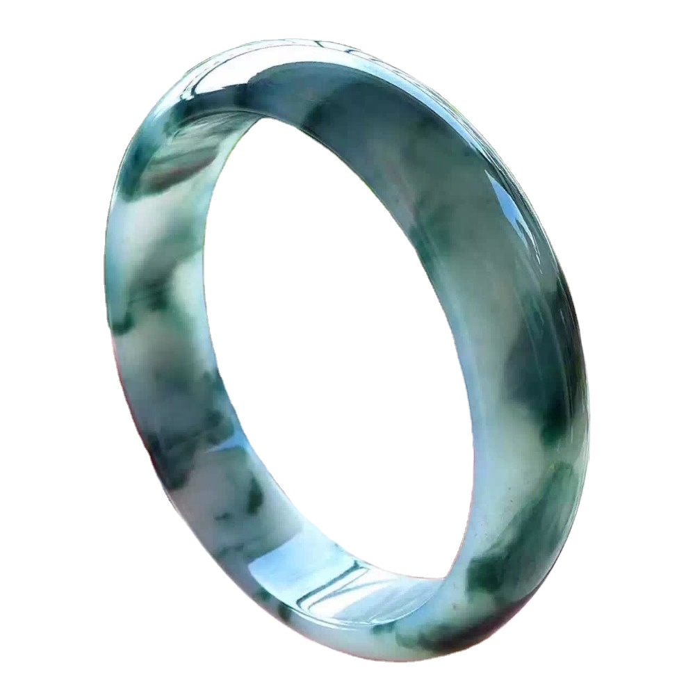 Myanmar Emerald Bangle / May Birthstone sieraden Juwelier Kado foar frou / delikate Gemstone Hook Bangle 38