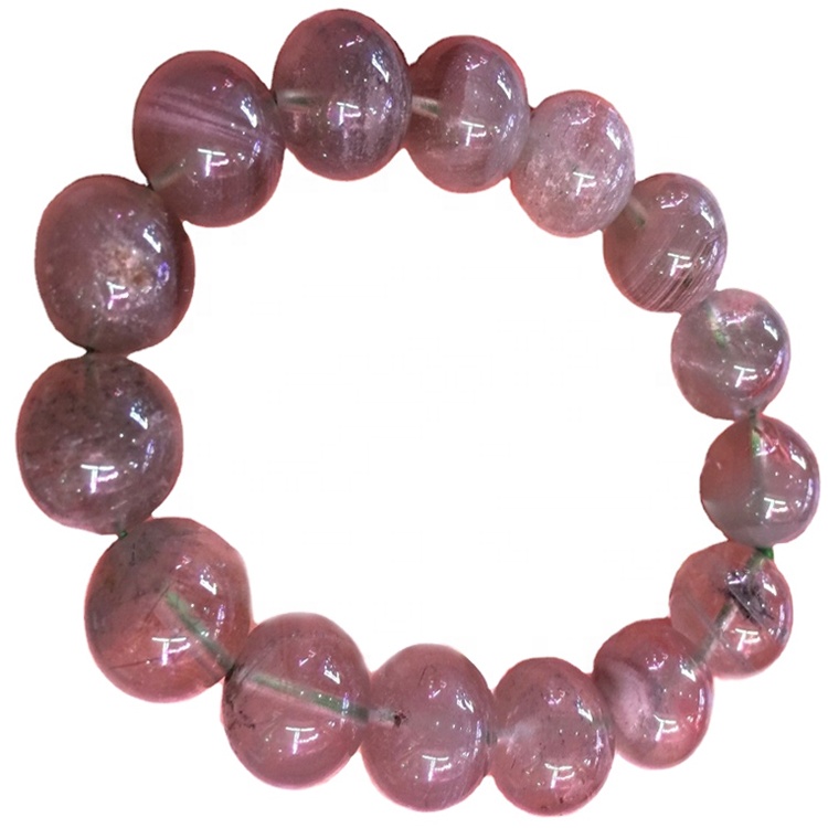 Il braccialetto del quarzo del fantasma del fantasma naturale di Fengshui produce all'ingrosso 9