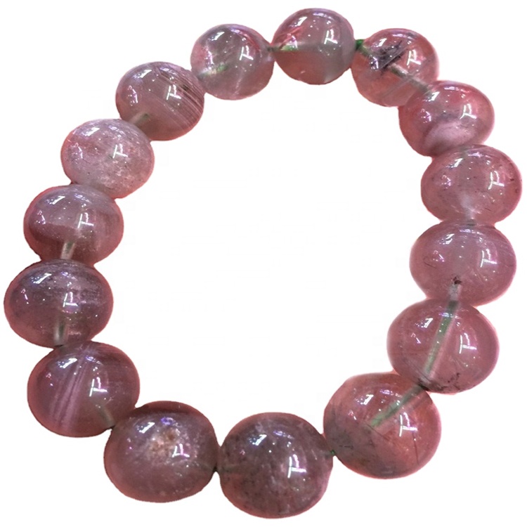 Il braccialetto del quarzo del fantasma del fantasma naturale di Fengshui produce all'ingrosso 7