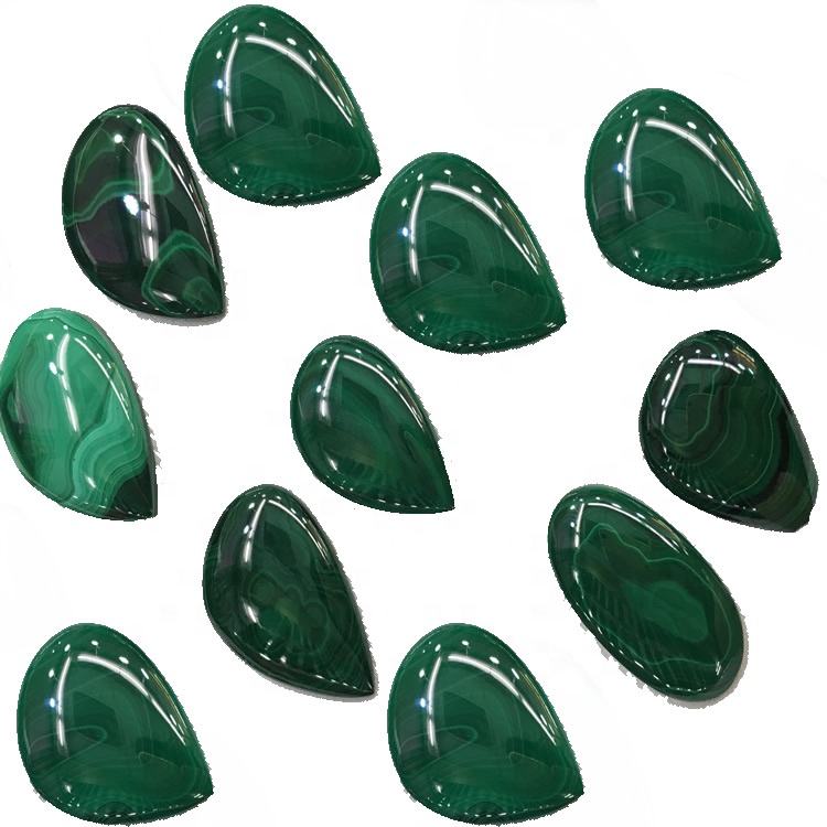 Aaa di qualità in cima di qualità malachite à pear naturali di perra malachite Malachite 30
