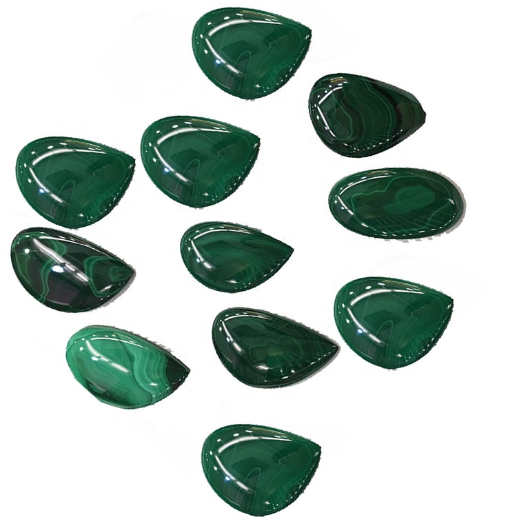 Aaa di qualità in cima di qualità malachite à pear naturali di perra malachite Malachite 34