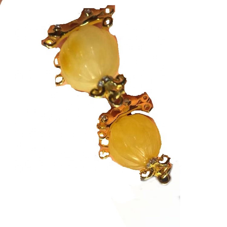 ஃபேஷன் பாரம்பரிய தென்னிந்திய அம்பர் பதக்கமான நகை 11