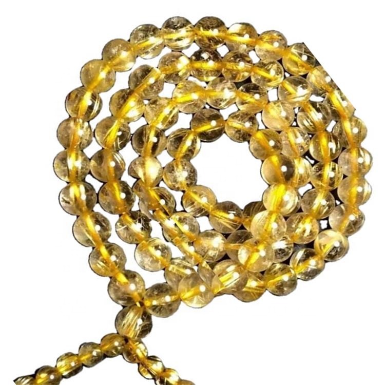 Jewelry muince coirníní babhta Citrine lámhdhéanta1 33