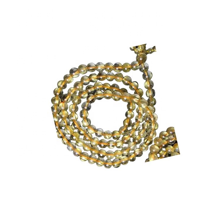 Златна рутил кварц 7мм мониста нараквица масовна количина Направете големо 31