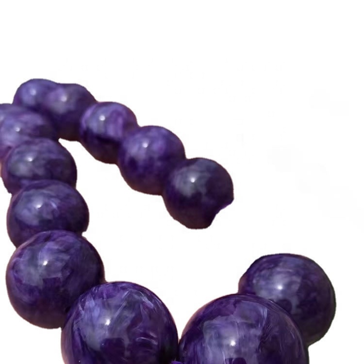 Charoite Gemstone Necklace 34