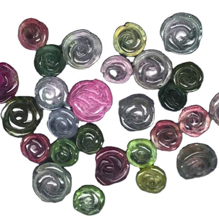 ජුවලරි පබළු / මරකතගේ ස්වාභාවික වර්ණය සෑදීම සඳහා ටුවීට්මාලීන් රූගල් කැටයම් කළ මල් / සතුන් / පබළු සහ කබොචරන් 38