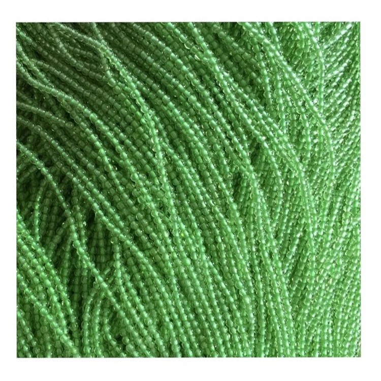 4mm 4.25mm 4.5mm 4.75mm Natural Gemstone Chrysolite Olivine Round Perlur Gerðu heildsölu 20