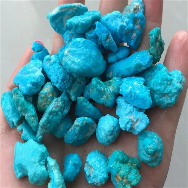 ZH Gems rough turquoise beads supplier for jewelry making 3