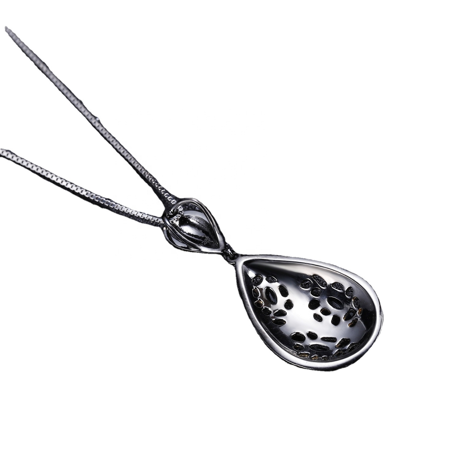 Blue Sapphire Silver Pendant 9