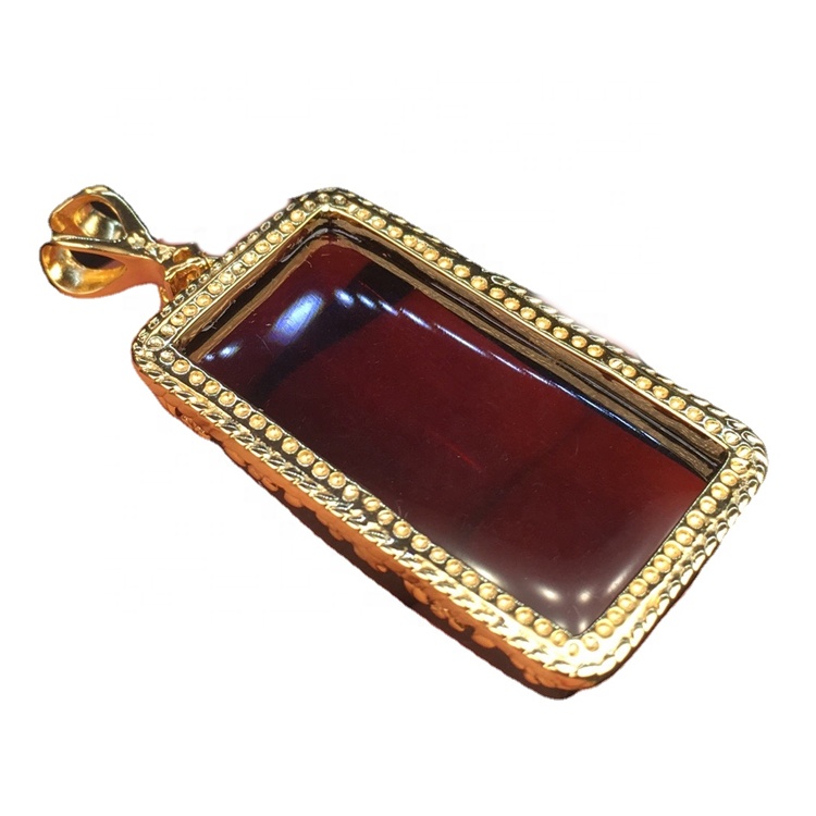 சன்செட் பிளாக் அம்பர் pendent |. தங்கச் சங்கிலி பதக்கத்தில் | திருமண நெக்லஸ் பரிசு 11