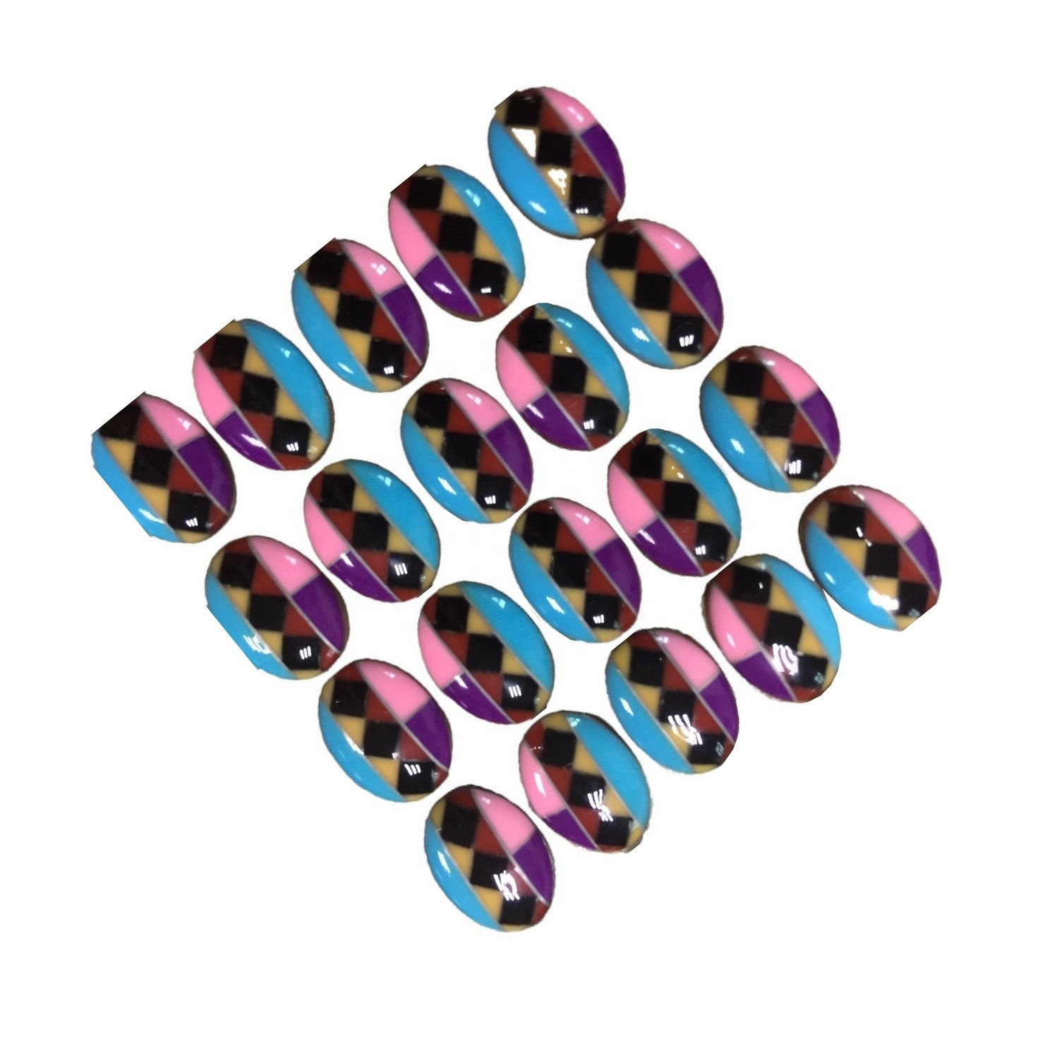 gioielli all'ingrosso di cabochons di mosaicu di pietre preziose standard 31