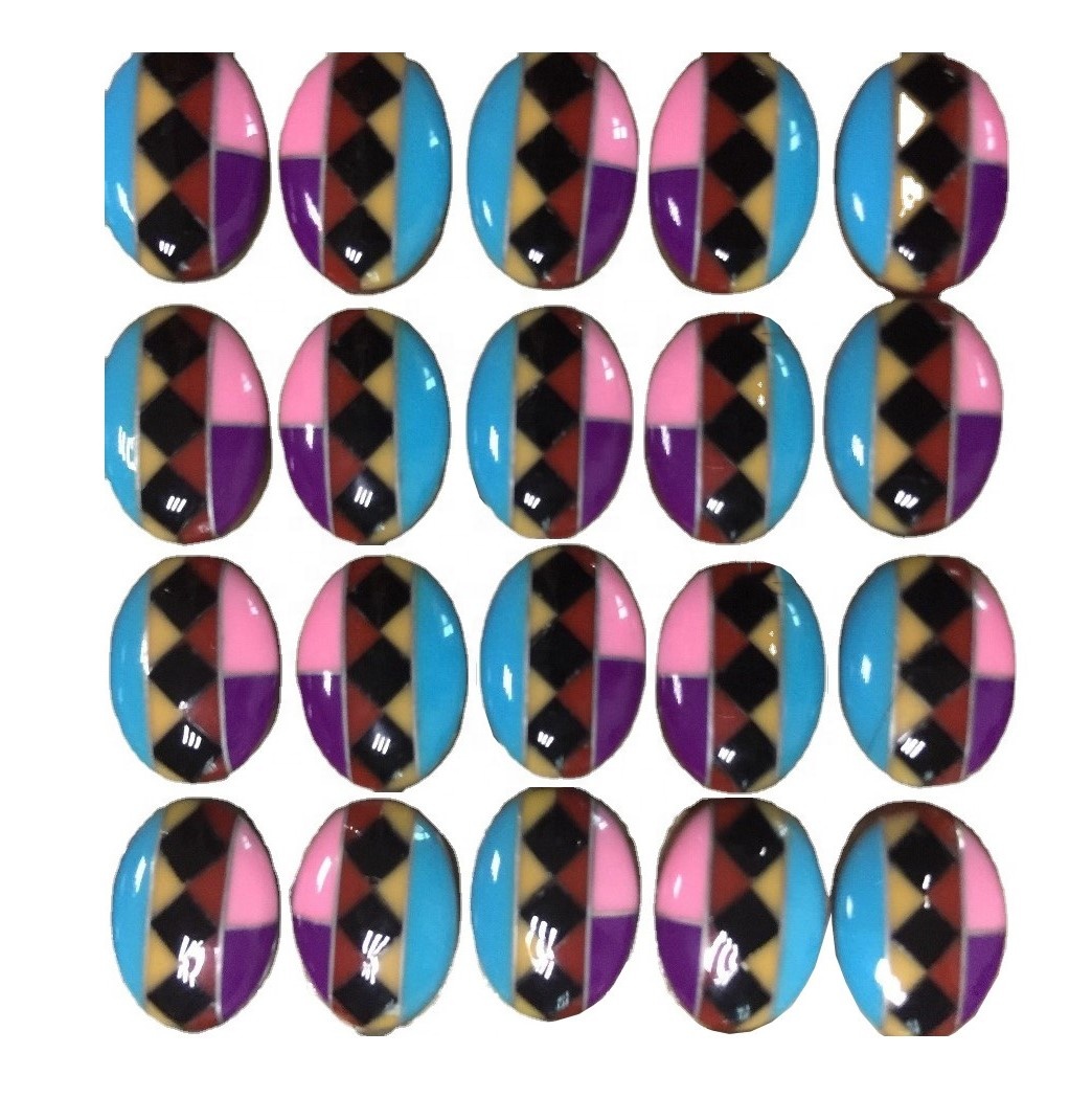 gioielli all'ingrosso di cabochons di mosaicu di pietre preziose standard 35