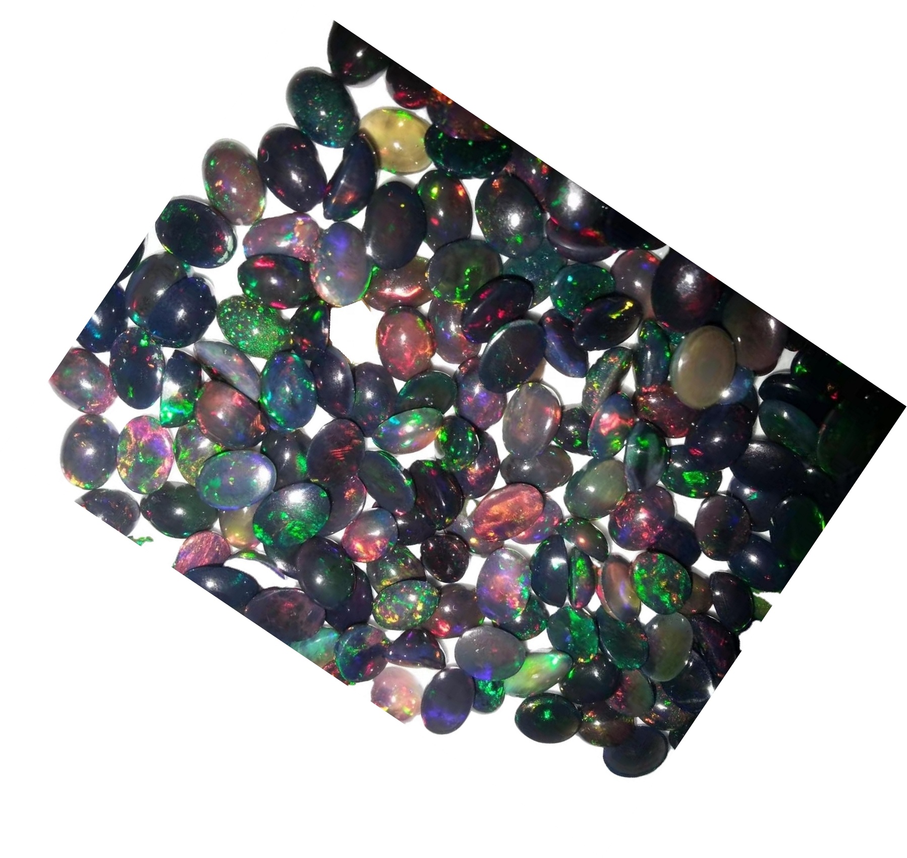 Toppkvalitet Etiopisk Brand Opal Slät Ovala Cabochon Gemstone 31