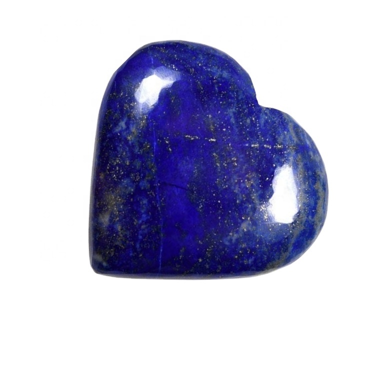 प्राकृतिक लैपिस Lazuli क्रिस्टल हार्ट हार्ट आकार लैपिस Lazuli पत्थर 30