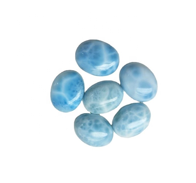 Bella pietra naturale di Larimar Cabochon Larimar Gemstone Pietra 9