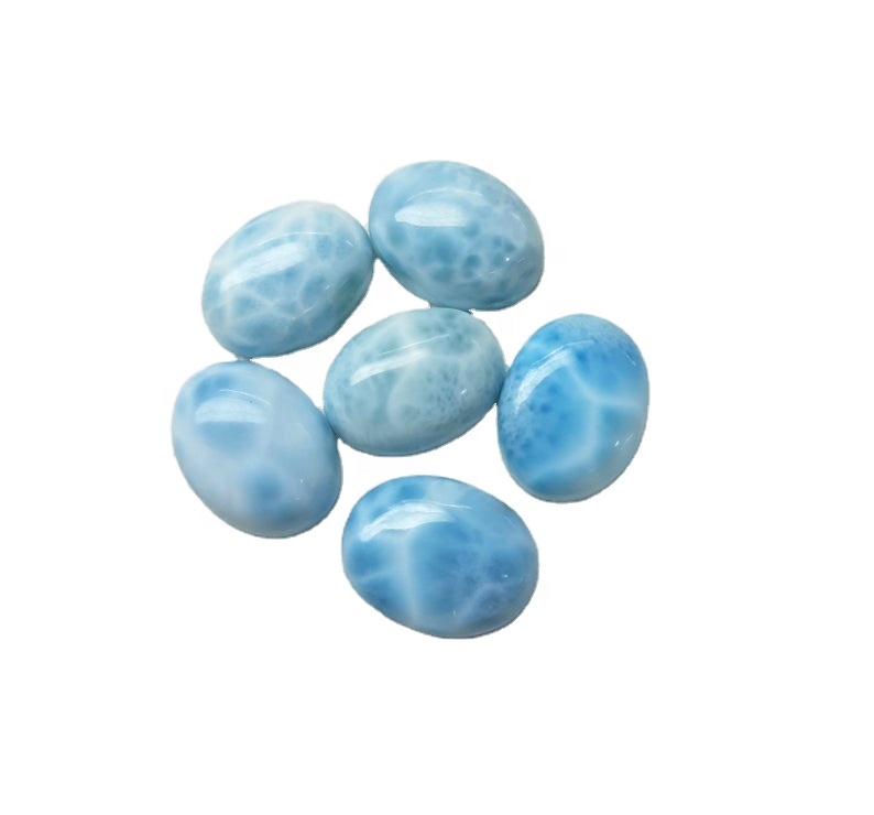 Bella pietra naturale di Larimar Cabochon Larimar Gemstone Pietra 11