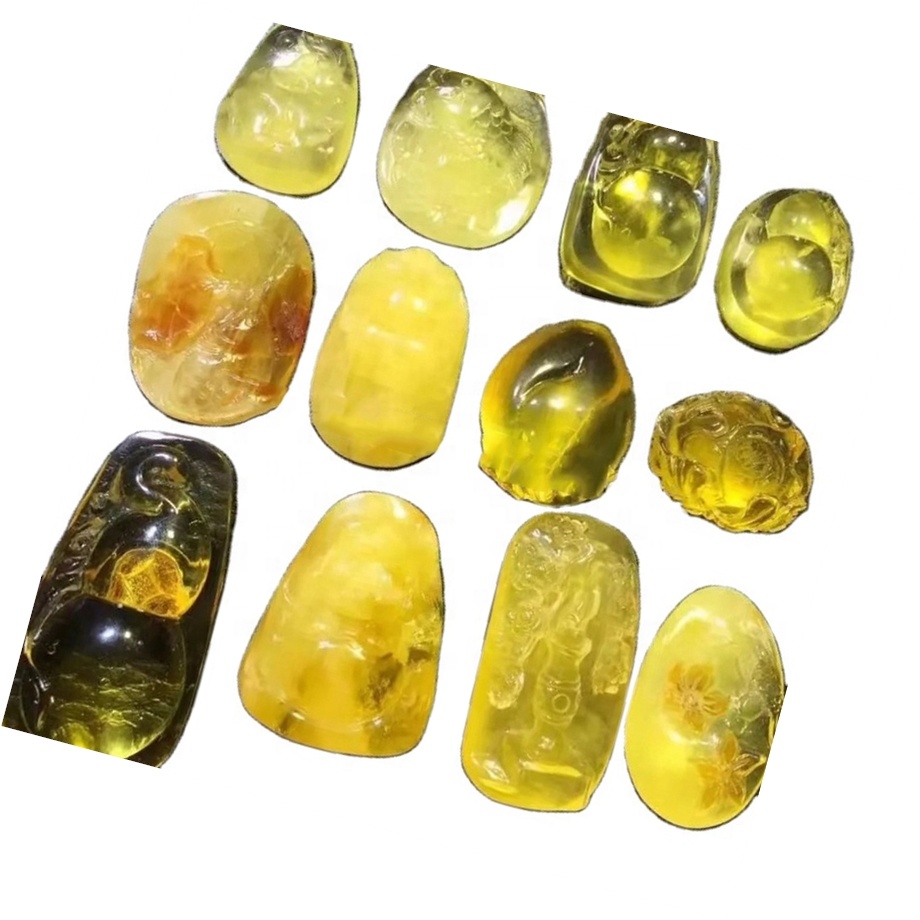 Amber Cabochon Jewelry. 7